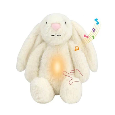 Gambar Little Giggles Boneka Plush Soothing Rabbit - Putih