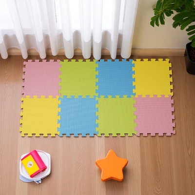 Gambar Ataru Karpet Puzzle Cross Bright 32x32x1 cm Set 8 pcs - Mix