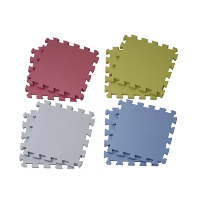Gambar Ataru Karpet Puzzle Cross Dusty 32x32x1 cm Set 8 pcs - Mix