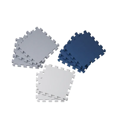 Gambar Ataru Karpet Puzzle 32x32x1 cm Set 8 pcs - Biru Lychee