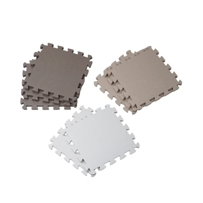 Gambar Ataru Karpet Puzzle 32x32x1 cm Set 8 pcs - Cokelat Lychee