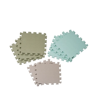 Gambar Ataru Karpet Puzzle 32x32x1 cm Set 8 pcs - Hijau Lychee