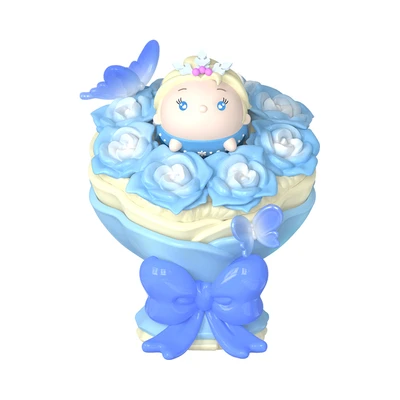 Gambar Goldlok Minifigure Tsum Tsum Romantic Bouquet Series Random