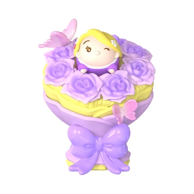 Gambar Goldlok Minifigure Tsum Tsum Romantic Bouquet Series Random