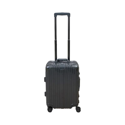 Gambar Luggo Pixie Koper PC & Aluminium TSA Lock 21 Inch - Hitam Charcoal