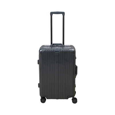 Gambar Luggo Pixie Koper PC & Aluminium TSA Lock 24 Inch - Hitam Charcoal