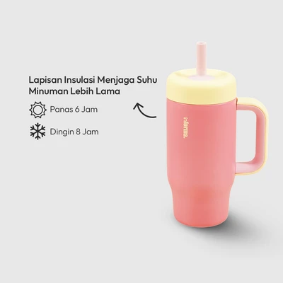 Gambar Informa Hadley Botol Vacuum Flask Stainless Steel 530 ml - Pink
