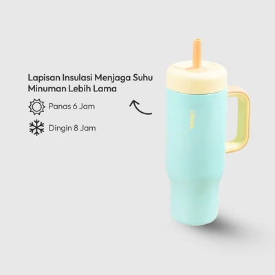 Gambar Informa Hadley Botol Vacuum Flask Stainless Steel 650 ml - Biru Muda
