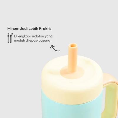 Gambar Informa Hadley Botol Vacuum Flask Stainless Steel 650 ml - Biru Muda