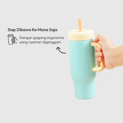 Gambar Informa Hadley Botol Vacuum Flask Stainless Steel 650 ml - Biru Muda