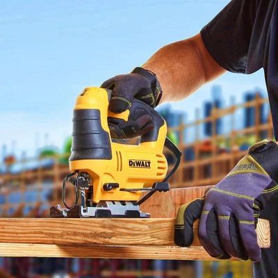 Gambar Dewalt Mesin Gergaji Jigsaw Listrik 650 Watt DWE349-B1 - Kuning