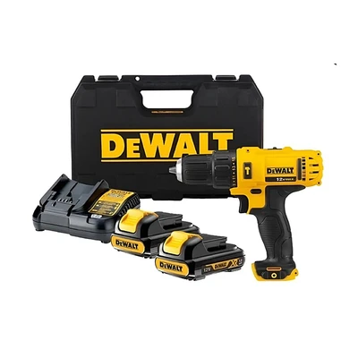 Gambar Dewalt Bor Impact Cordless 12V DCD716S2K-B1 - Kuning/Hitam