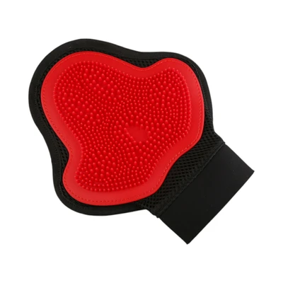 Gambar Pet Kingdom Ukuran S Sarung Tangan Grooming - Merah