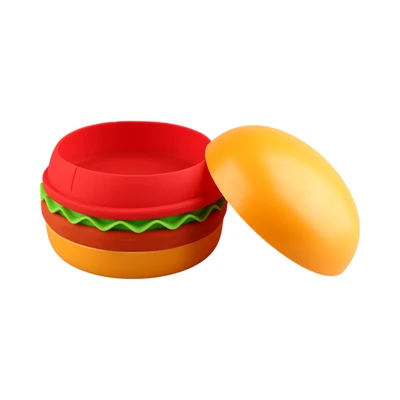 Gambar Pet Kingdom Tempat Makan Hewan 5 In 1 Hamburger - Kuning