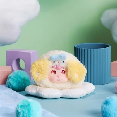 Gambar Friendsheep Gantungan Kunci Pouch Plush Puppy - Kuning