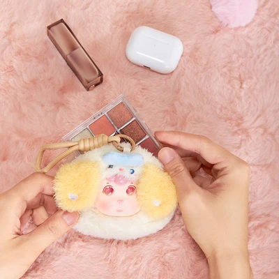 Gambar Friendsheep Gantungan Kunci Pouch Plush Puppy - Kuning