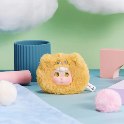 Gambar Friendsheep Gantungan Kunci Pouch Plush Kitten - Kuning