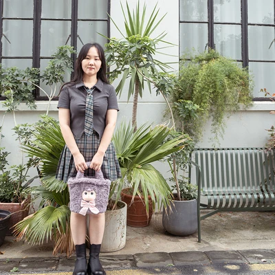 Gambar Friendsheep Tas Tangan - Ungu