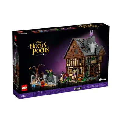 Gambar LEGO Disney Hocus Pocus The Sanderson Sisters Cottage - Cokelat