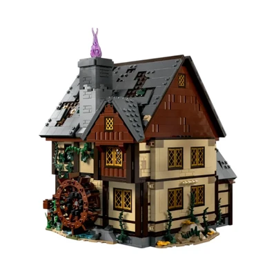 Gambar LEGO Disney Hocus Pocus The Sanderson Sisters Cottage - Cokelat