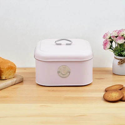 Gambar Informa Vira Stoples Cookies Besi 20.8x20.8x13.3 cm - Pink
