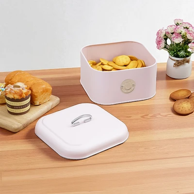 Gambar Informa Vira Stoples Cookies Besi 20.8x20.8x13.3 cm - Pink