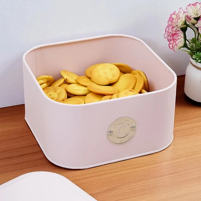 Gambar Informa Vira Stoples Cookies Besi 20.8x20.8x13.3 cm - Pink