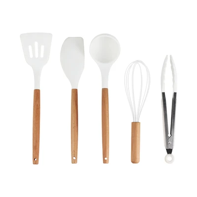 Gambar Informa Virla Peralatan Masak Dengan Holder Penyimpanan Set 6 pcs - Putih
