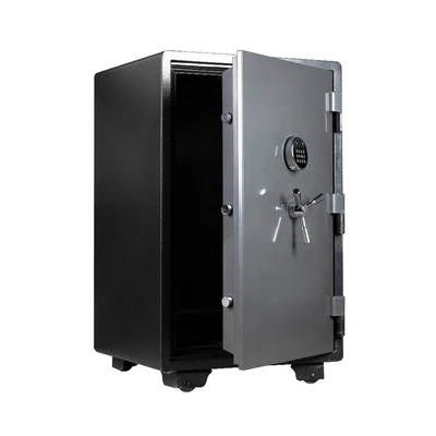 Gambar Krisbow Vision Brankas Tahan Api Face ID 60x57.2x98.5 cm 5EF - Abu-Abu