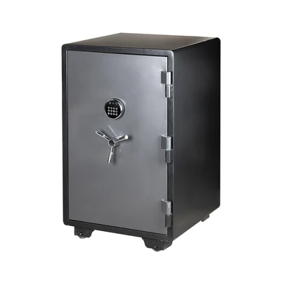 Gambar Krisbow Vision Brankas Tahan Api Face ID 60x57.2x98.5 cm 5EF - Abu-Abu
