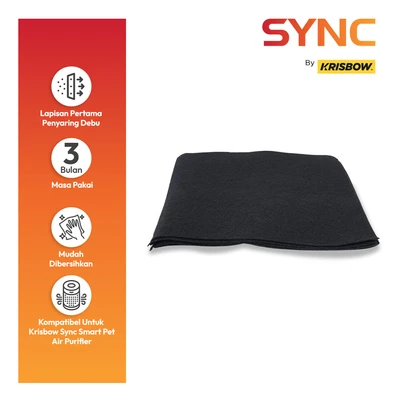 Gambar Krisbow Sync Part Filter Fur Smart Air Purifier - Hitam