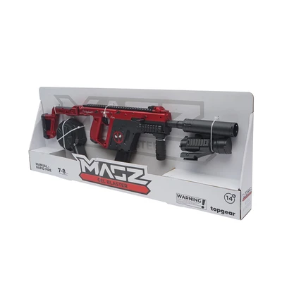 Gambar Top Gear Set Magz Gel Kris Vectro Sound & Light - Hitam/merah