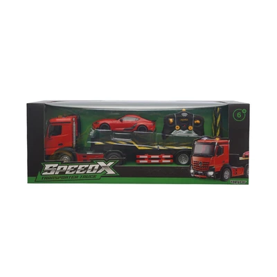Gambar Top Gear Speedx Transporter Truck Remote Control 1:16 - Merah