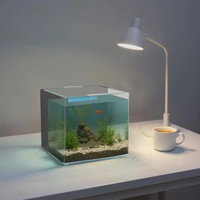 Gambar Fishland Aquarium Nano Chamber Opc 16 Liter Transparan