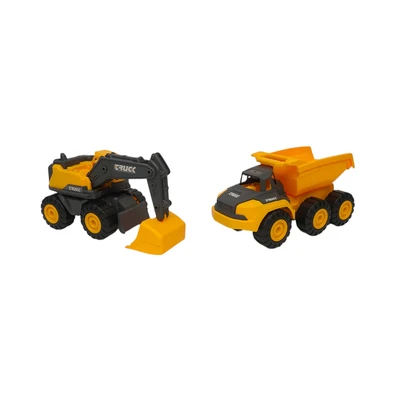 Gambar Cruzer Set 2 Pcs Power Builder Friction Construction Troops 2 - Kuning