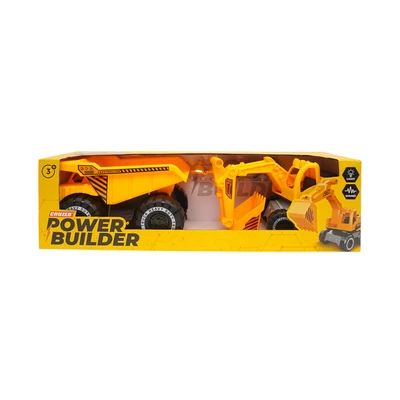 Gambar Cruzer Set Power Builder Friction Construction Troops 3 - Kuning