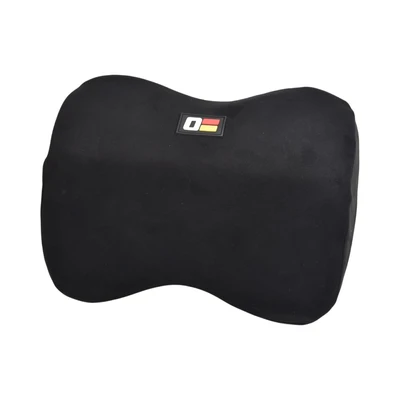 Gambar Otto Klasse Set 2 Pcs Bantal Leher Kursi Mobil Suede 1 - Hitam