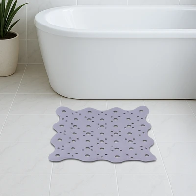 Gambar Forhom Keset Kamar Mandi PVC Anti Slip 51x51 cm - Abu-abu
