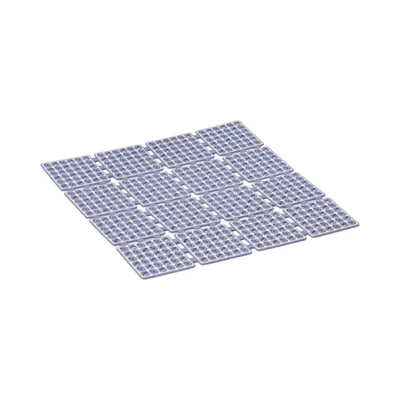 Gambar Forhom Keset Kamar Mandi PVC Anti Slip 60x60 cm - Abu-abu