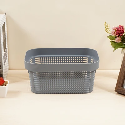 Gambar Stora Mosaic Keranjang Penyimpanan Medium 26.4x18x12 cm - Biru
