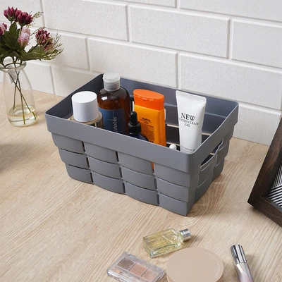 Gambar Stora Urban Keranjang Penyimpanan Medium 26.6x17x13 cm - Biru