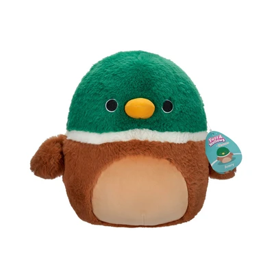Gambar Squishmallows Boneka Fuzz A Mallows Mallard Duck 30.4 Cm - Hijau/cokelat