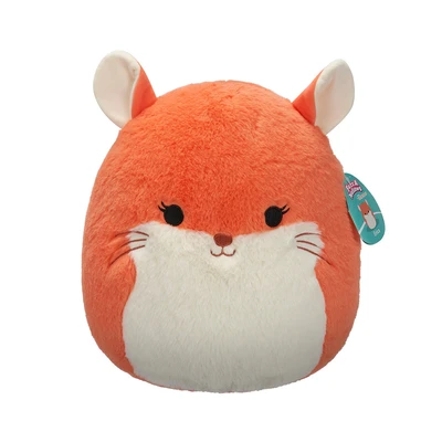 Gambar Squishmallows Boneka Fuzz A Mallows Chinchilla 30.4 Cm - Oranye