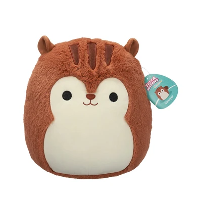 Gambar Squishmallows Boneka Fuzz A Mallows Squirrel 30.4 Cm - Cokelat