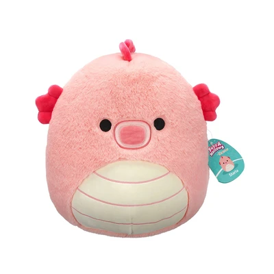 Gambar Squishmallows Boneka Fuzz A Mallows Seahorse 30.4 Cm - Pink