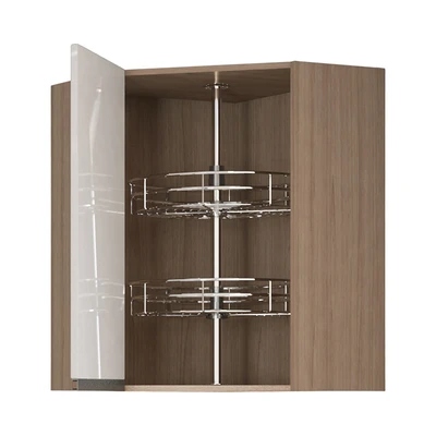 Gambar Informa Ilsa Kabinet Dinding Dapur Sudut Dengan Rak Putar 60 cm - Cokelat
