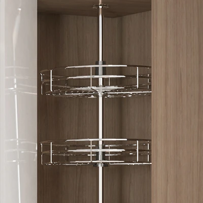 Gambar Informa Ilsa Kabinet Dinding Dapur Sudut Dengan Rak Putar 60 cm - Cokelat