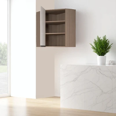Gambar Informa Ilsa Kabinet Dinding Dapur Sudut 60 cm - Cokelat