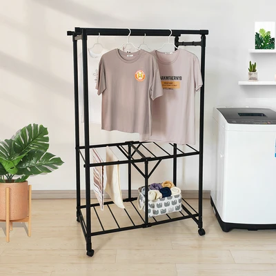 Gambar Stora Boxy Jemuran Baju Multifungsi - Hitam