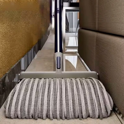 Gambar Proclean Alat Pel Dengan Gagang Peras Otomatis Microfiber - Abu-Abu